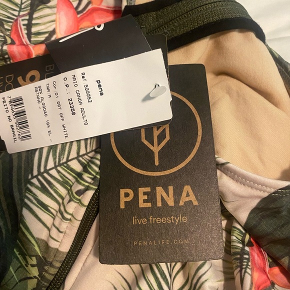 PEÑA life Womens one piece swim suit. Made in Brazil. New with tags! - Picture 12 of 13
